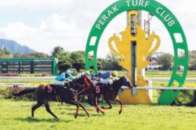 The Wayne Lim-trained Aragon Pegasus (Lim Shung Uai) franking his last-start winning form with another victory in Ipoh on Dec 14.