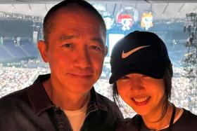 Min Hee-jin (right) shared two photos with Tony Leung Chiu Wai on social media on June 27.