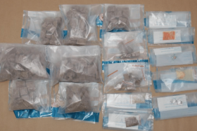 The drugs seized have an estimated value of $286,000.