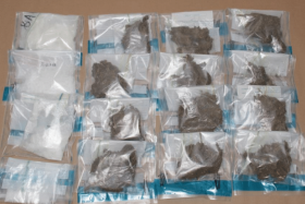 Drugs including about 695g of cannabis seized in CNB&#039;s operation on Sept 18.