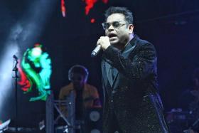 Back in Singapore for the fourth time, A.R. Rahman brought out the big guns with a medley of both current and fan favourite Hindi and Tamil songs at the National Stadium on Aug 31.