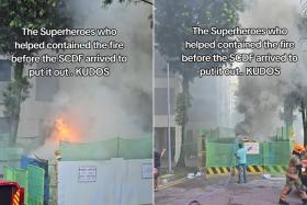 The fire involving combustible materials in a skip bin occurred on Sept 1. 