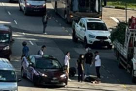 The police and SCDF were alerted to the accident on Clementi Road at 5pm on Aug 1.