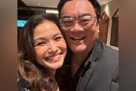 Newscaster Glenda Chong and her lawyer husband, Mr Justin Chan, are expecting their first child after 10 years of trying to conceive.