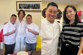 K-pop star Rain and Hong Kong actress Charmaine Sheh at Keng Eng Kee Seafood.