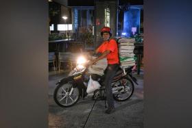 Mr Rathnakumar Chokkalingam, 64, delivers newspapers in the Beach Road area and is one of 390 vendors distributing SPH Media’s six news broadsheets. 