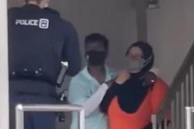 Mohamed Faizal Mohamed Ariff had decided to use the woman as a shield as he wanted to flee the authorities.