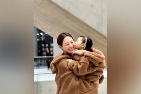 South Korean actress Claudia Kim with her four-year-old daughter. On Sept 23, the 39-year-old announced her divorce from her Korean-American entrepreneur husband after five years of marriage. 