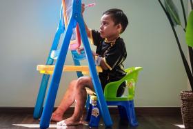 Five-year-old Faris Zafran was recommended Dupixent when he was in hospital for a bad eczema flare-up, with pus oozing from wounds on his leg.