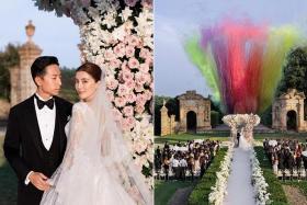 Karena Ng posted photos of her wedding with Mr Brian Sze on social media on Aug 5.