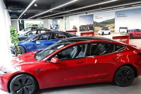 The price of a Category B COE for larger cars dropped by 4 per cent while that for a Category A COE – for smaller and less powerful cars and EVs – dipped 0.1 per cent.