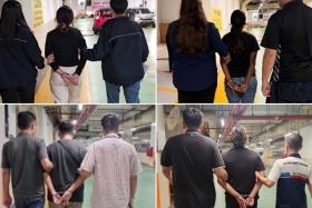 Two men and two women aged between 18 and 22 were arrested after an islandwide operation between Oct 14 and 17.