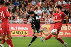 South Korea’s Son Heung Min (centre) in action against Singapore at the Fifa World Cup 2026 qualifier match.