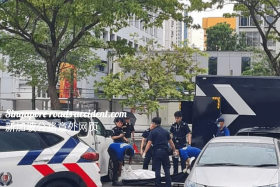 The man was pronounced dead at the scene by an SCDF paramedic.