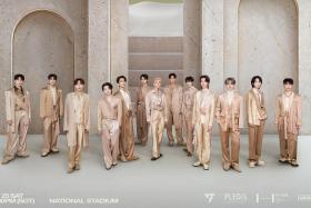 K-pop boy band Seventeen will play the National Stadium in Singapore on Jan 25, 2025.