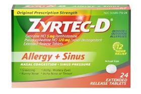 Drug manufacturer GSK has discontinued its production of Zyrtec-D.