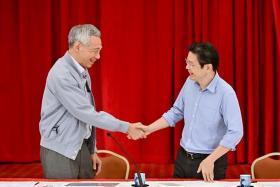 After he is sworn in, DPM Lawrence Wong (right) will be Singapore’s fourth prime minister, succeeding PM Lee Hsien Loong.