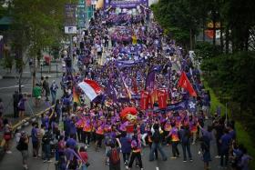 The annual Purple Parade to celebrate people with disabilities and advocate for inclusion was held at Suntec City on Oct 12.